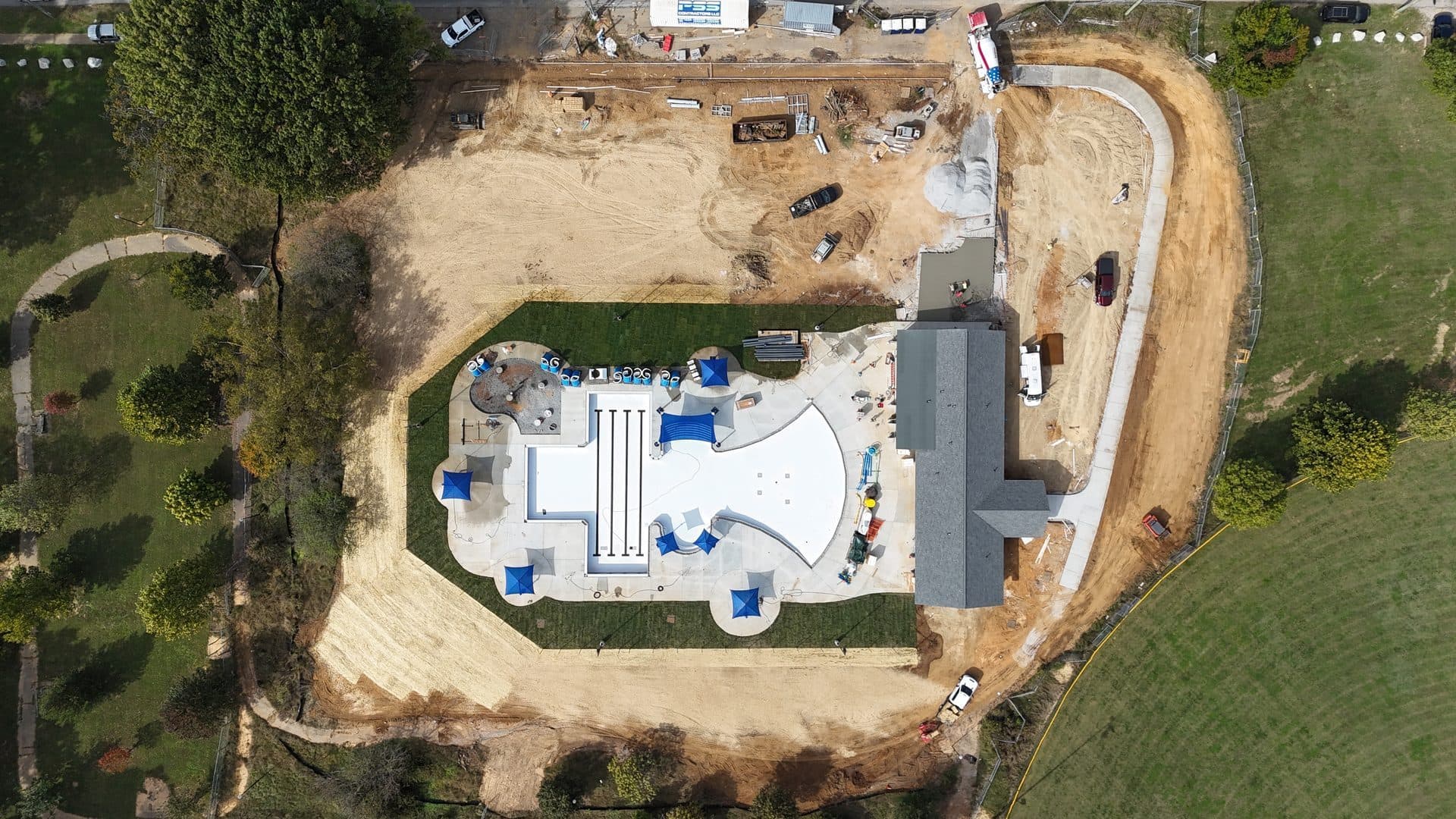 Completed Camp Taylor Memorial Park Pool